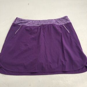 Kiwi Kate purple athletic tennis golf running skort XL